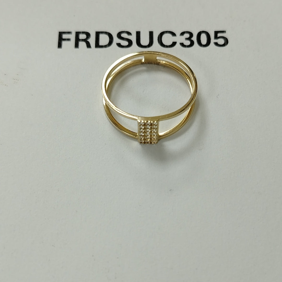 ANILLOS DAMA ORO 14K 2 (NUEVO)