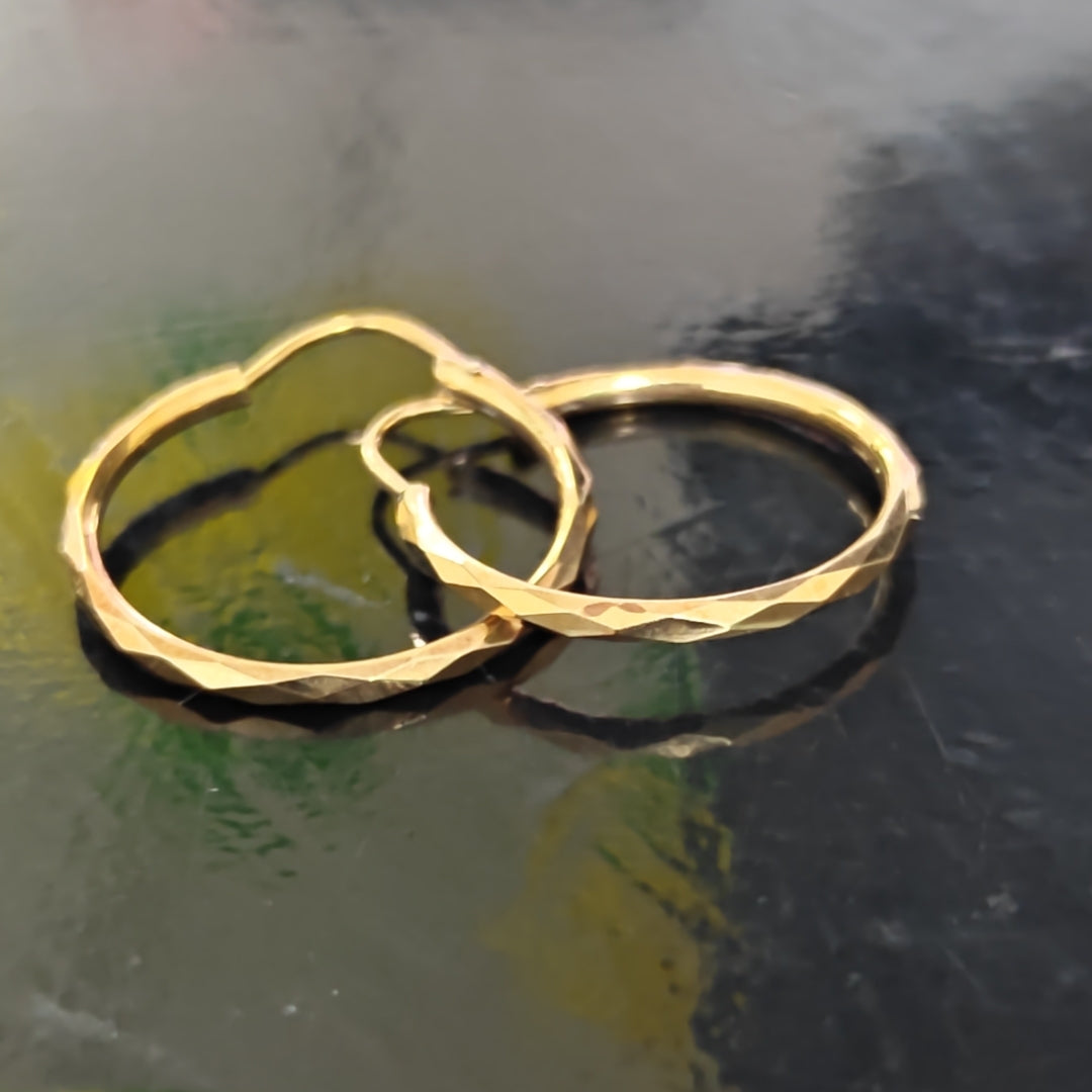 ARETES PAR ORO 10 K 1.6 GRMS (SEMINUEVO)