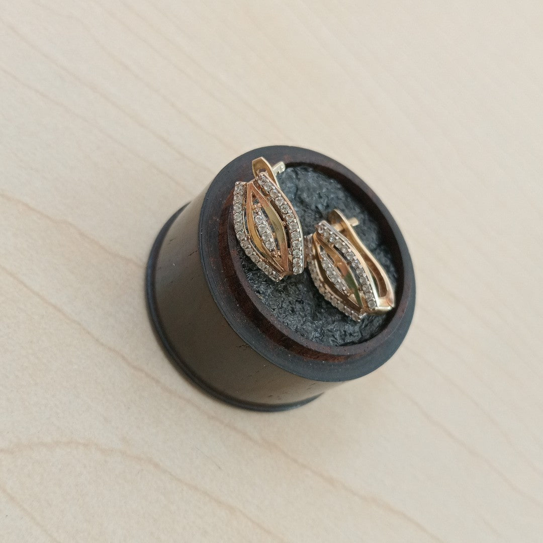 ARETES PAR ORO 10 K 2,20 GRMS (SEMINUEVO)