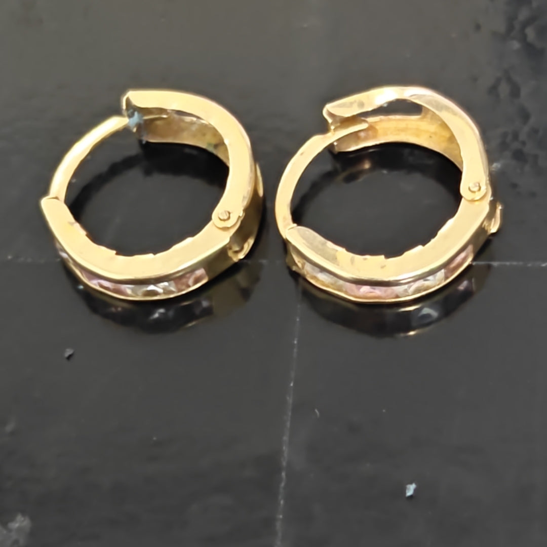 ARRACADAS PAR ORO 10 K 1.3 GRMS (SEMINUEVO)