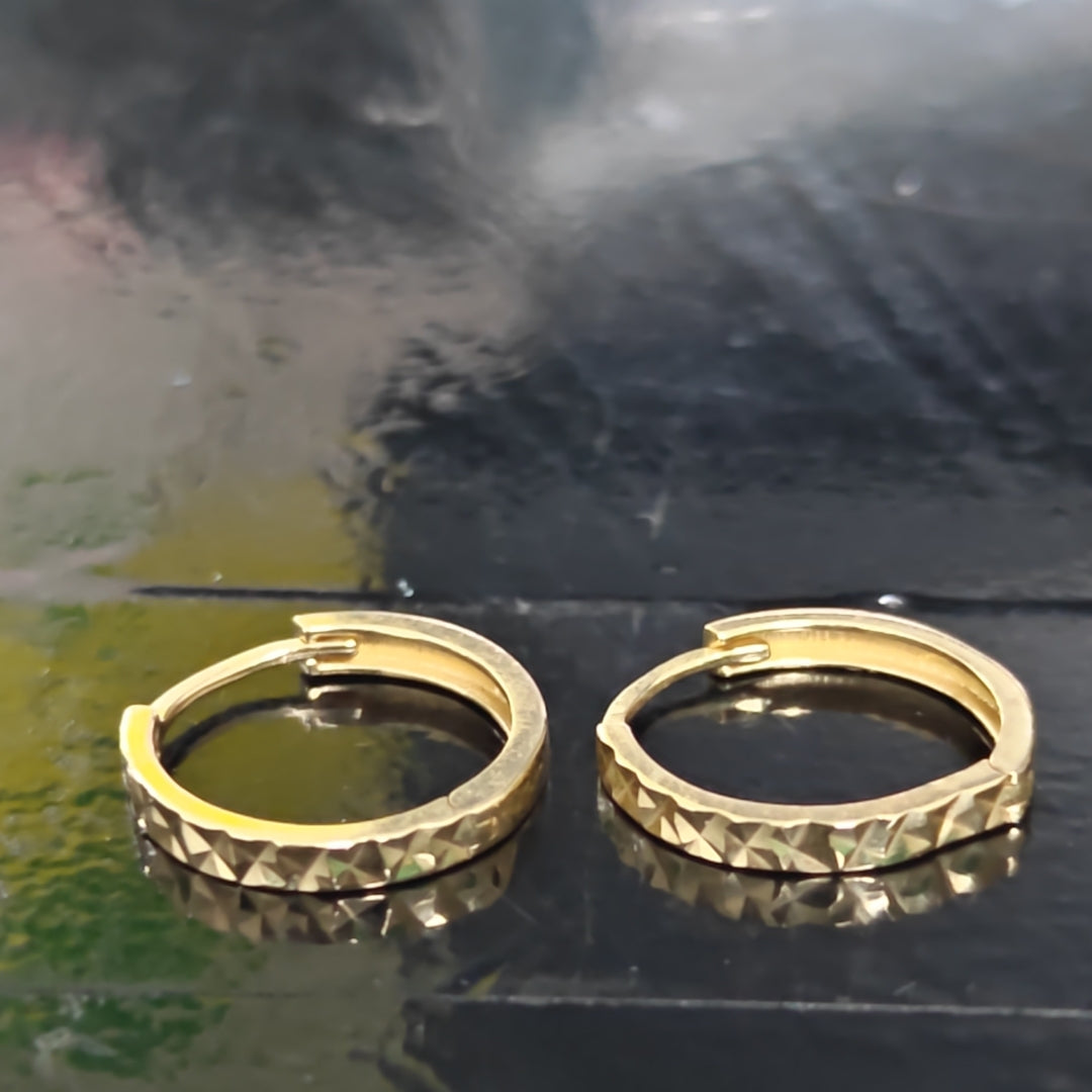 ARRACADAS PAR ORO 14 K 1,40 GRMS (SEMINUEVO)
