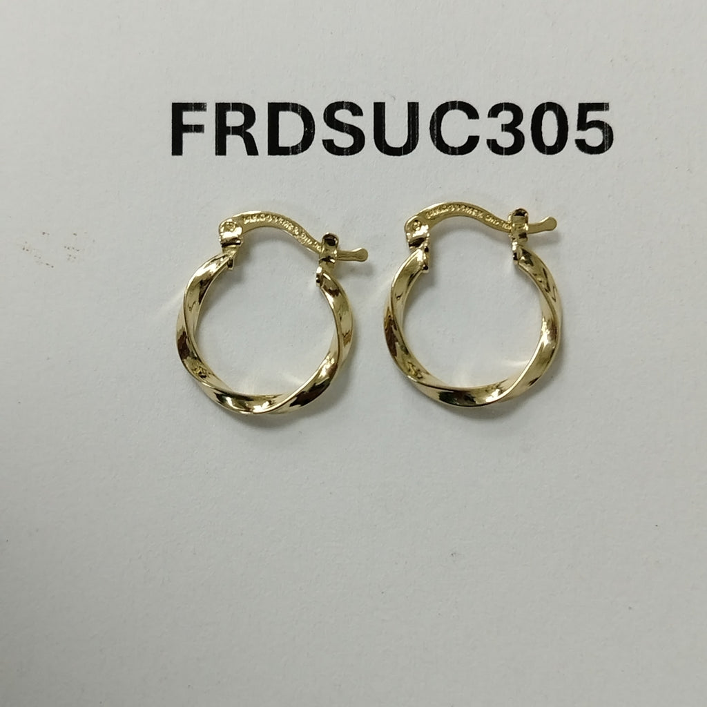 ARETES ARRACADAS TORZAL 14K 1.1 GR (NUEVO)
