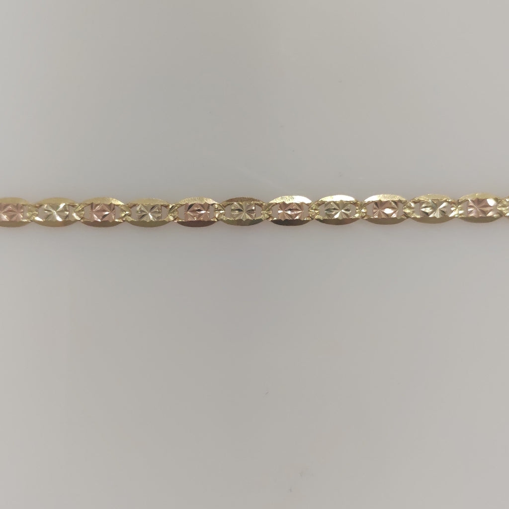 PULSERA ORO, ORO COMBINADO 14 K 4.6 GRMS (SEMINUEVO)