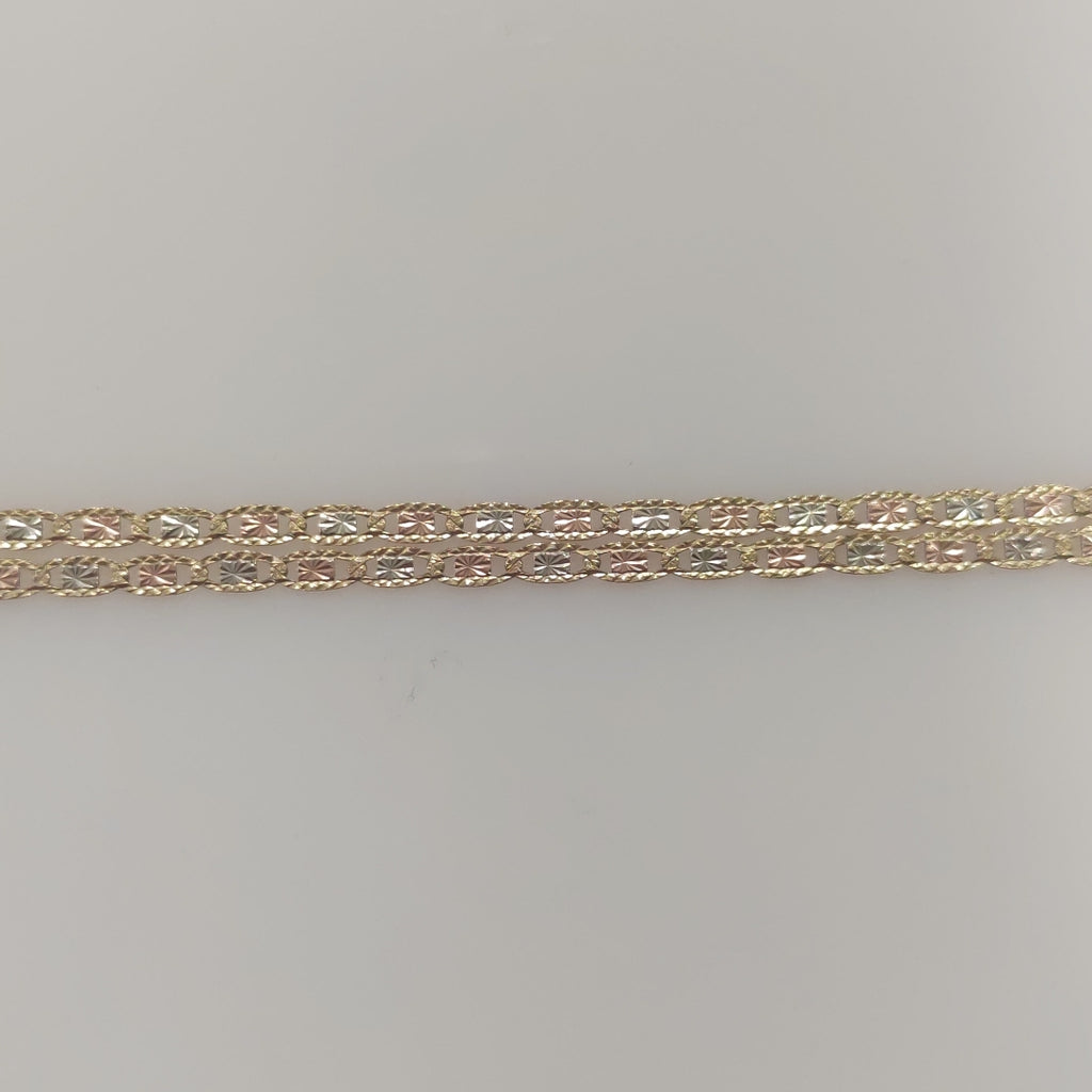 CADENA ORO, ORO COMBINADO 14 K 4.4 GRMS (SEMINUEVO)
