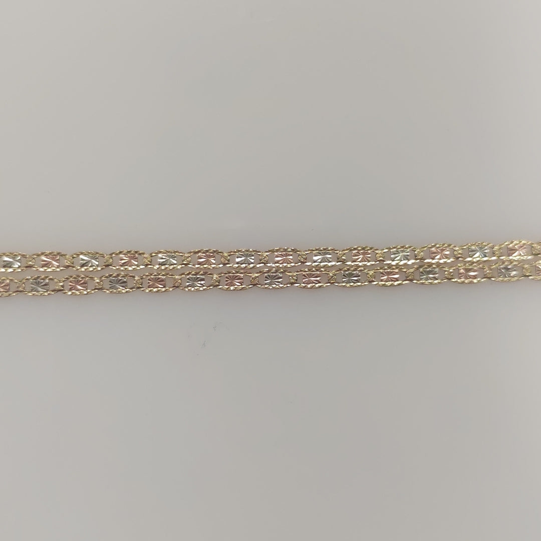 CADENA ORO, ORO COMBINADO 14 K 4.4 GRMS (SEMINUEVO)