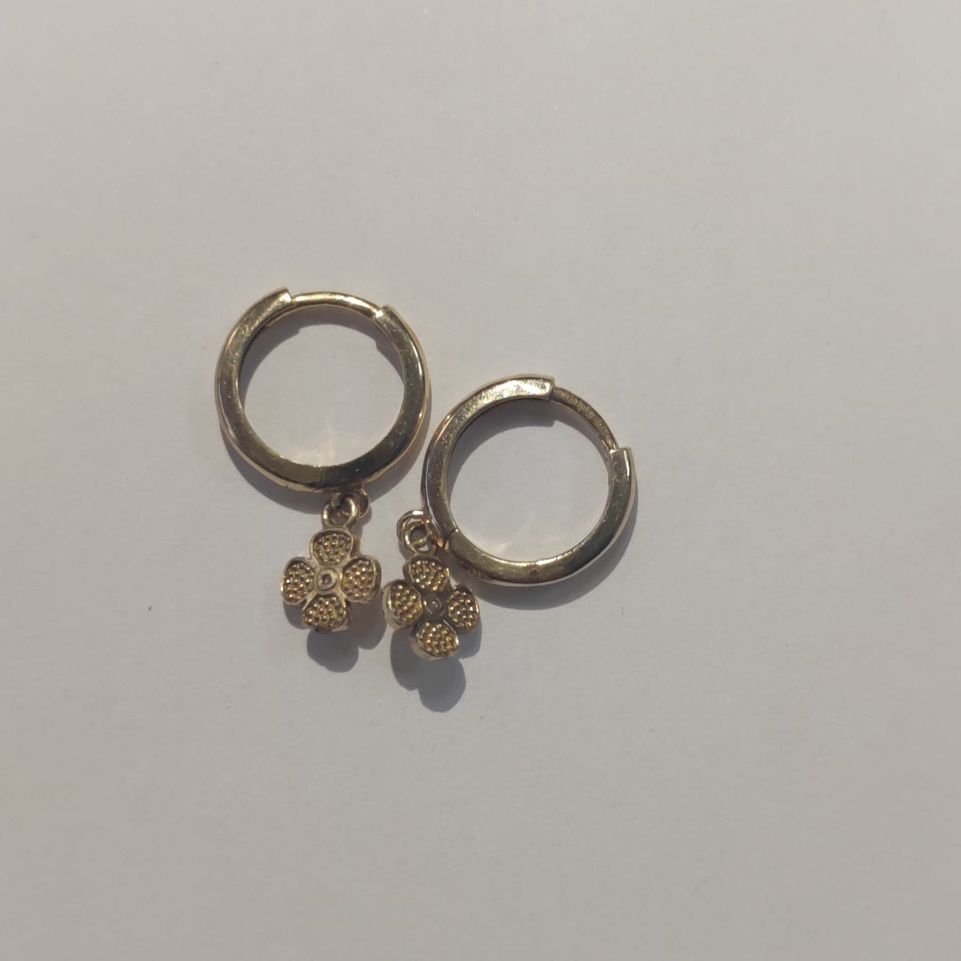 ARETES PAR ORO 10 K 1,80 GRMS (SEMINUEVO)