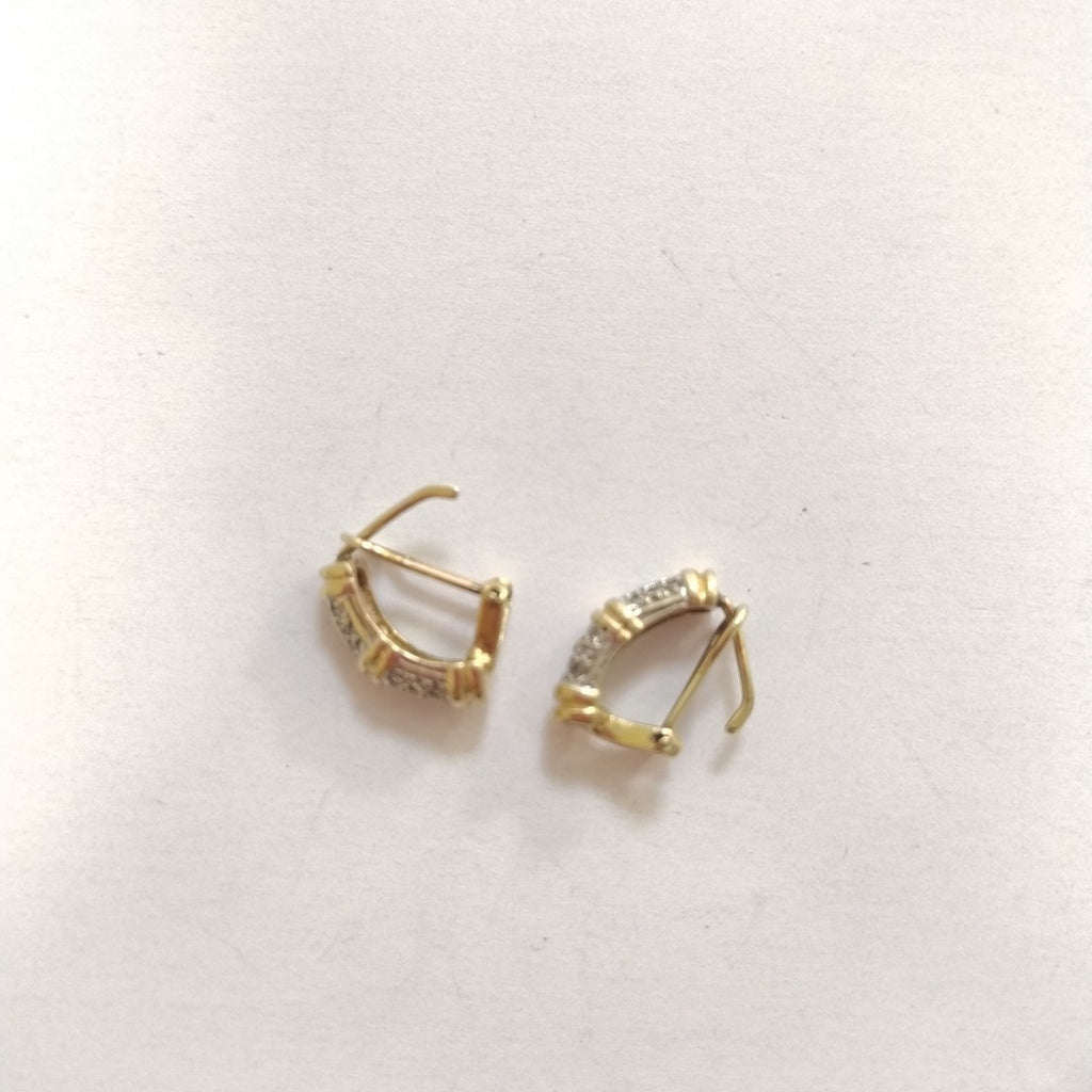ARETES PAR ORO 14 K 4.6 GRMS (SEMINUEVO)