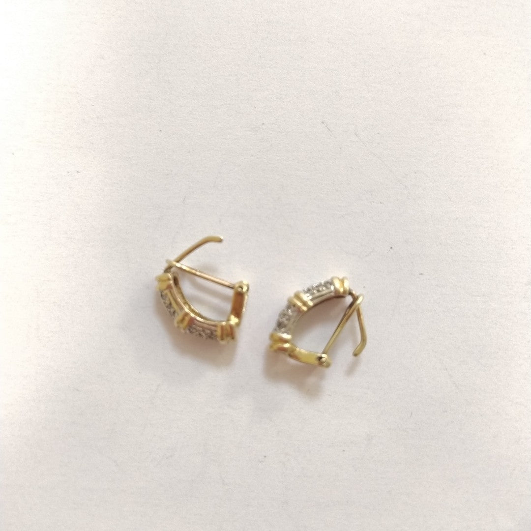 ARETES PAR ORO 14 K 4.6 GRMS (SEMINUEVO)