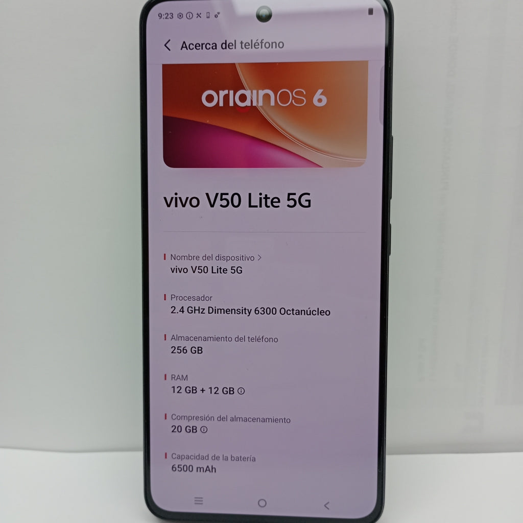 CELULAR VIVO V50 LITE 5G V2440 (2025) 256 GB 12 GB RAM (SEMINUEVO)