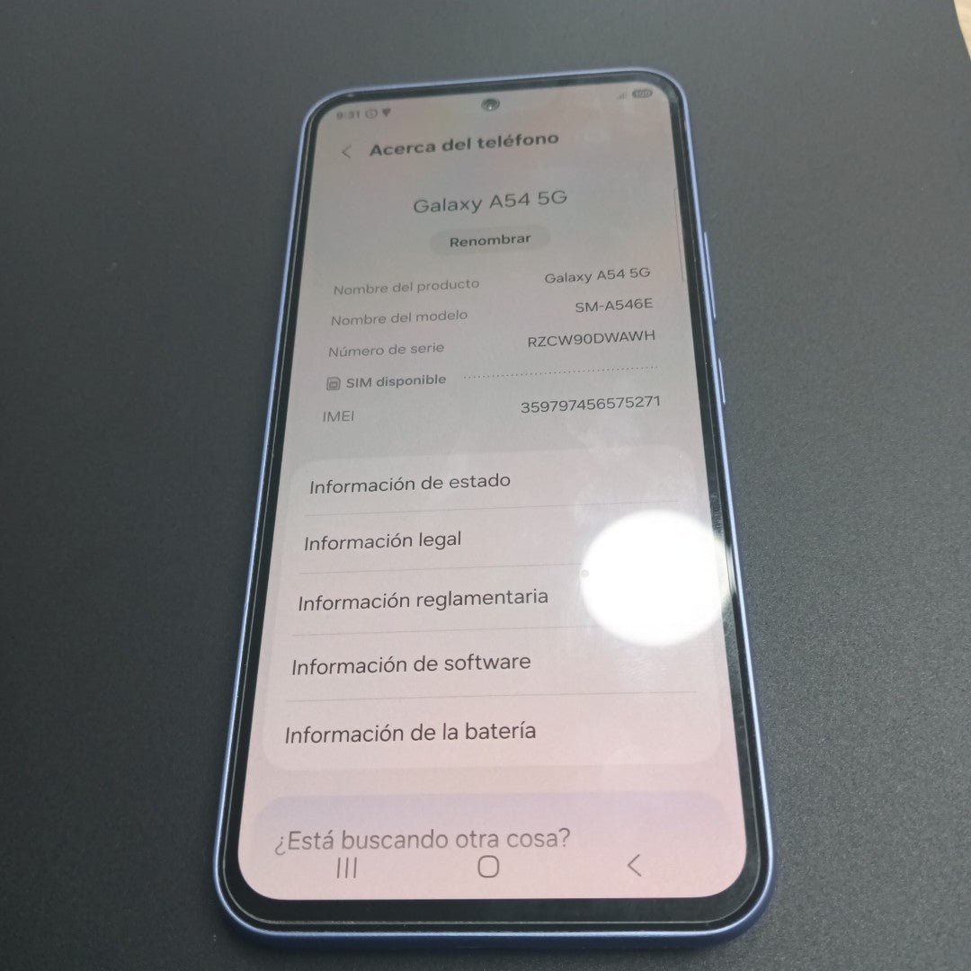 CELULAR SAMSUNG GALAXY A54 5G SM-A546E 128 GB 8 GB RAM (SEMINUEVO)