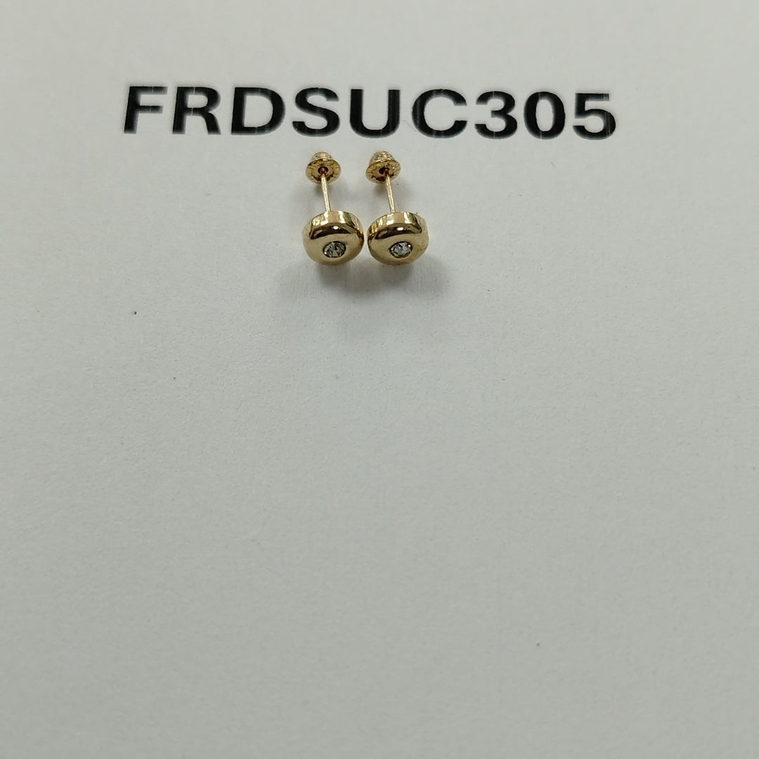 BROQUELES BROQUEL C CIRCONIA 14K 0.27 GR (NUEVO)
