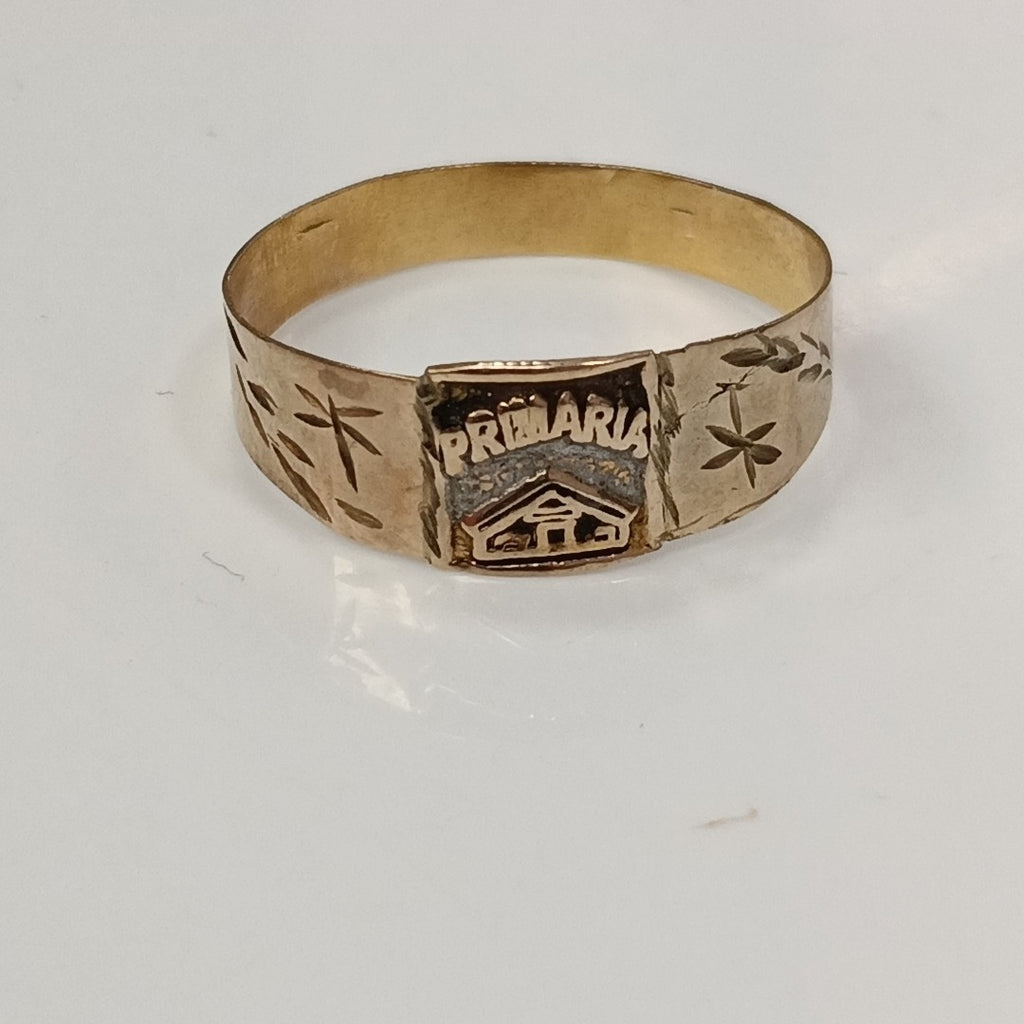 ANILLO DE GRADUACIÓN ORO 8 K 1,00 GRMS (SEMINUEVO)