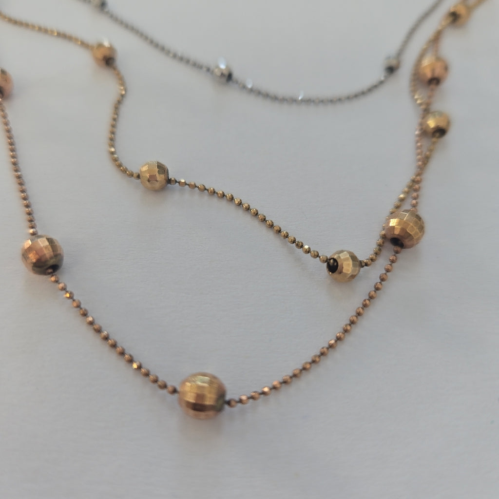 GARGANTILLA ORO COMBINADO 10 K 6,80 GRMS (SEMINUEVO)