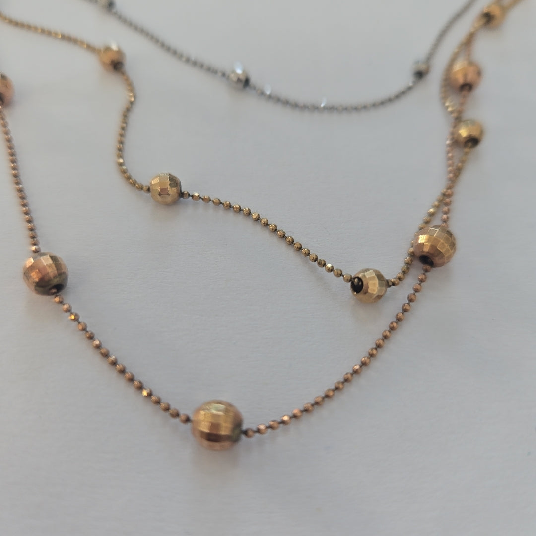 GARGANTILLA ORO COMBINADO 10 K 6,80 GRMS (SEMINUEVO)