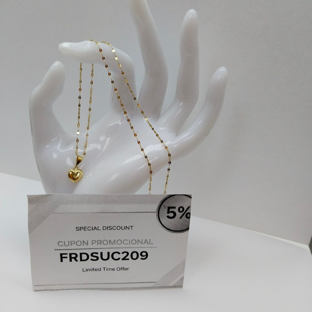 CADENA, DIJE ORO 10 K 1 GRMS (SEMINUEVO)