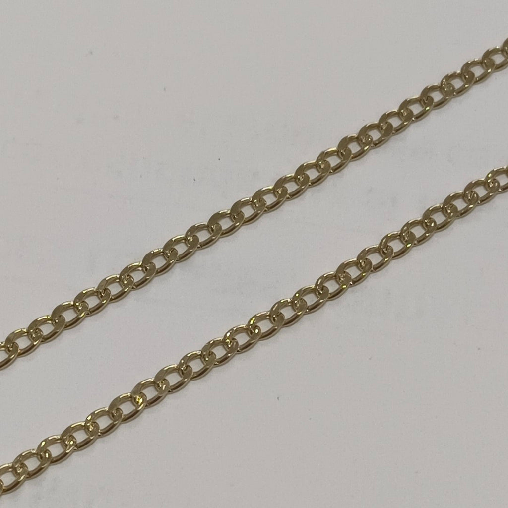 CADENAS BARBADA AMARILLA ORO 14K 1.9 (NUEVO)