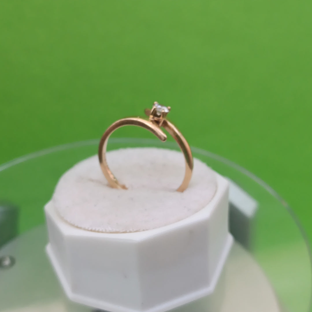 ANILLO ORO 14 K 2,30 GRMS (SEMINUEVO)
