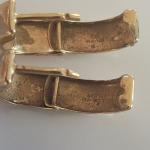 ARRACADAS PAR ORO 14 K 1,40 GRMS (SEMINUEVO)