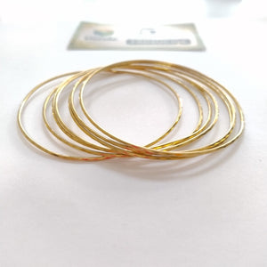 SEMANARIO DE PULSERAS ORO 14 K 19.6 GRMS (SEMINUEVO)