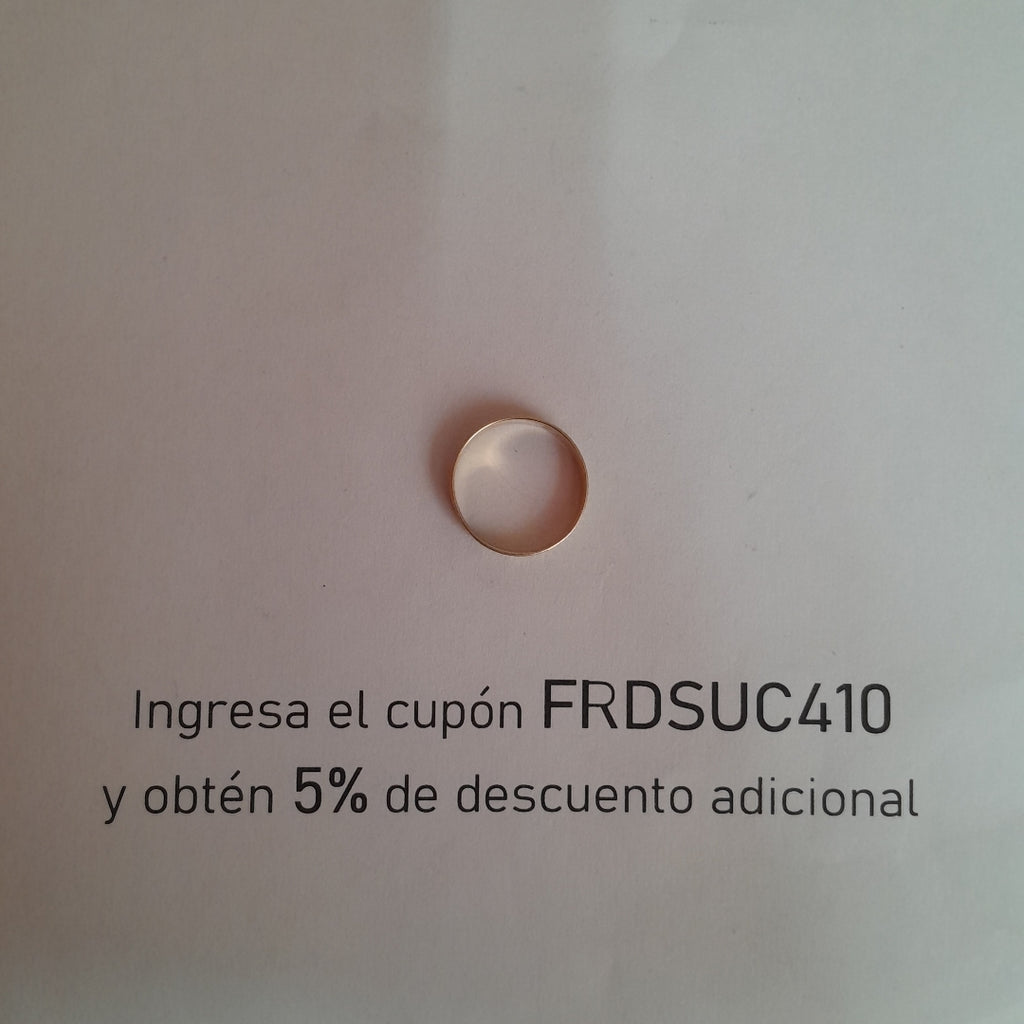 ARGOLLA ORO 10 K 1.3 GRMS (SEMINUEVO)