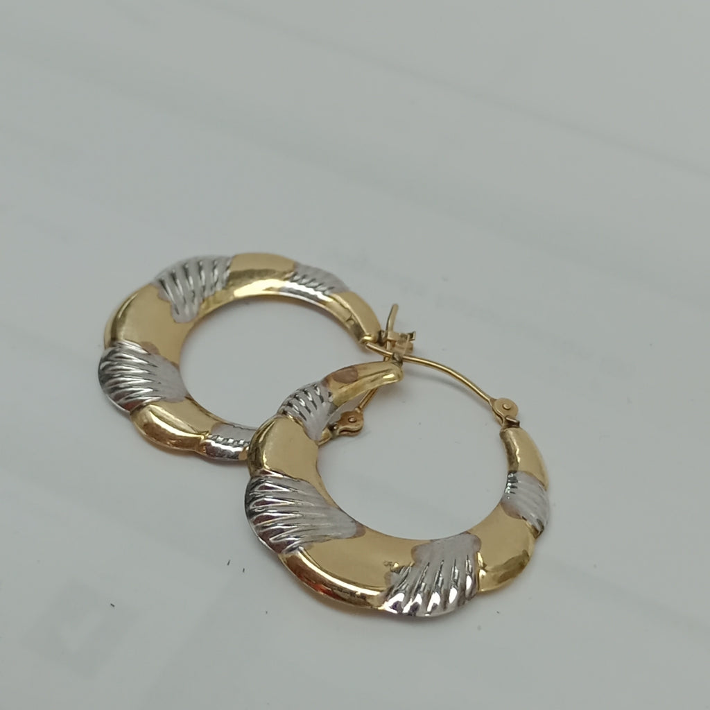 ARRACADAS PAR ORO 14 K 1.4 GRMS (SEMINUEVO)