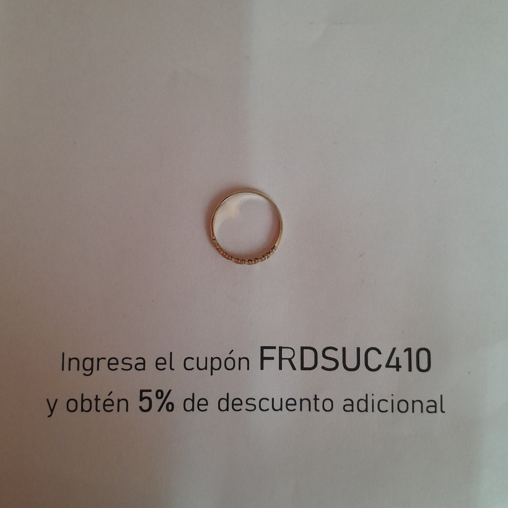 ARGOLLA ORO 14 K 1.8 GRMS (SEMINUEVO)