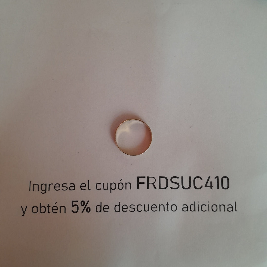 ARGOLLA ORO 10 K 1.4 GRMS (SEMINUEVO)