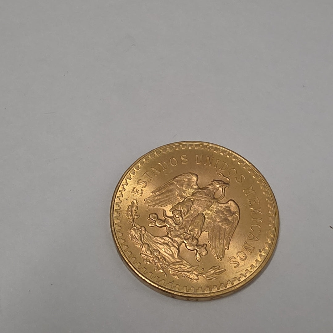 K1 41.6 GRMS 21 K IDENTIFICACIÓN MONEDA NOMINATIVA MONEDAS PESOS 50 PESOS (SEMINUEVO)