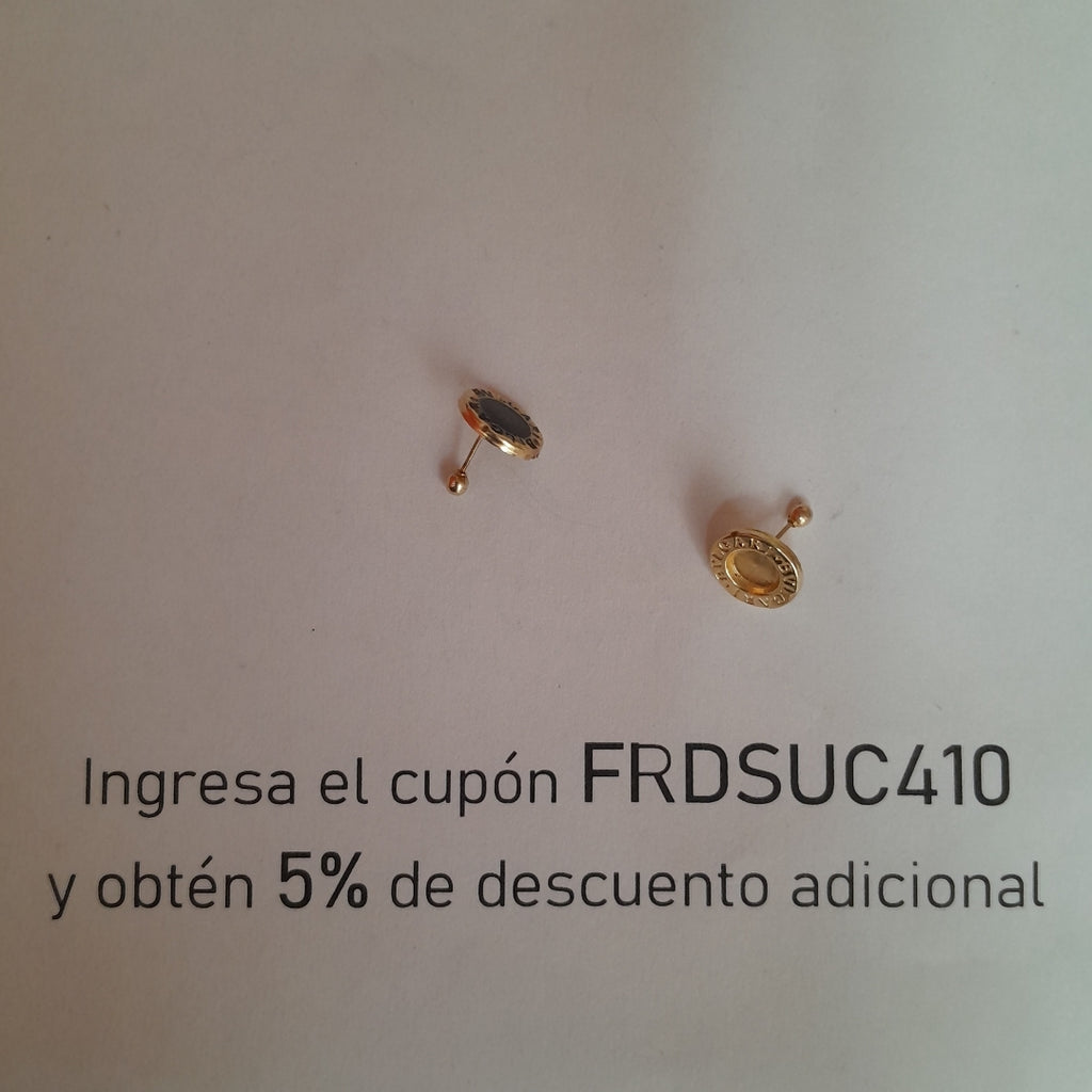 BROQUELES PAR ORO 10 K 0,50 GRMS (SEMINUEVO)