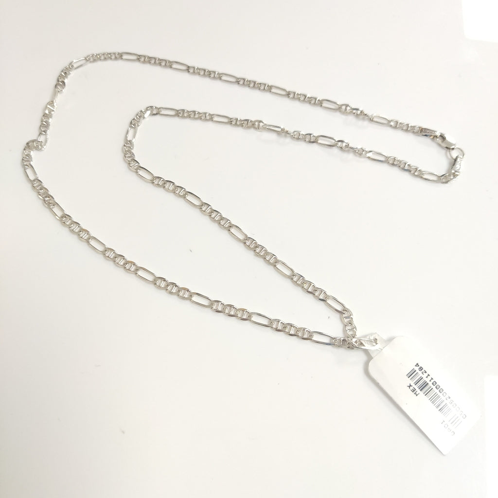 CADENA TEJIDO MARINERO PLATA .925 55 CM 7.9 GR (NUEVO)
