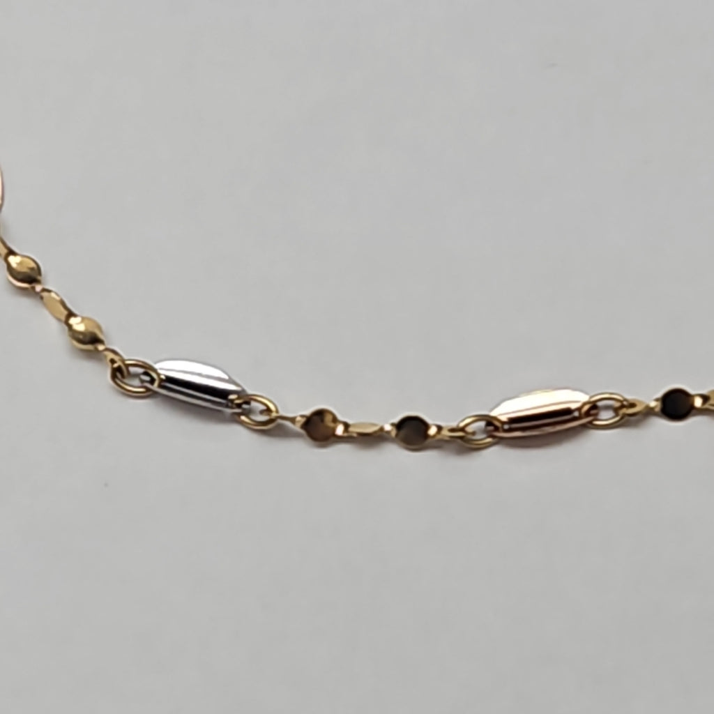 PULSERA ORO,ORO COMBINADO 14 K 1,10 GRMS (SEMINUEVO)