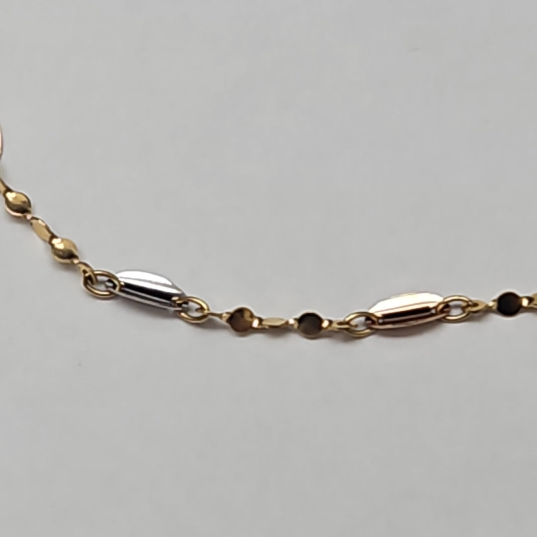 PULSERA ORO,ORO COMBINADO 14 K 1,10 GRMS (SEMINUEVO)