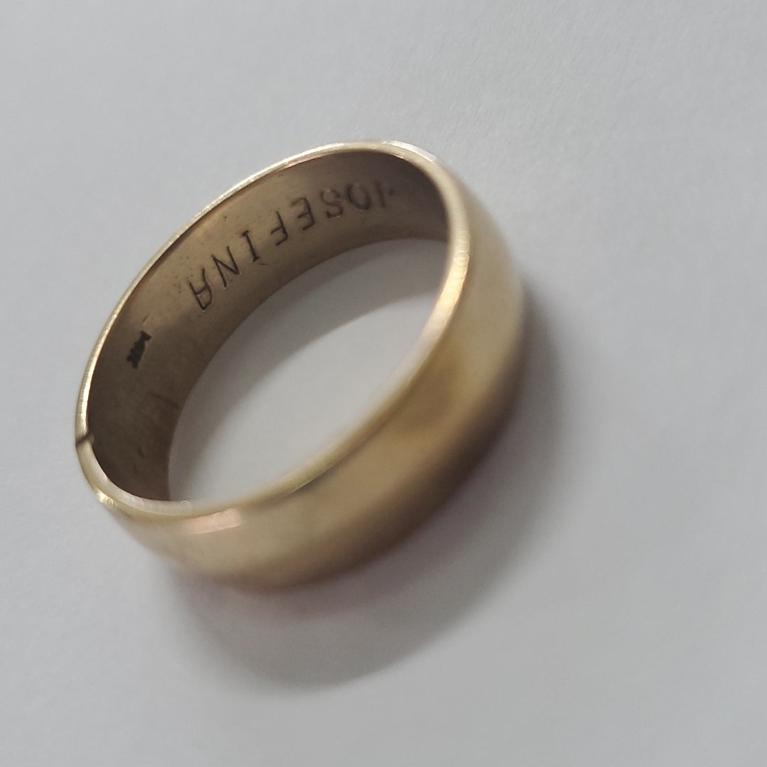 ARGOLLA ORO 14 K 7,40 GRMS (SEMINUEVO)