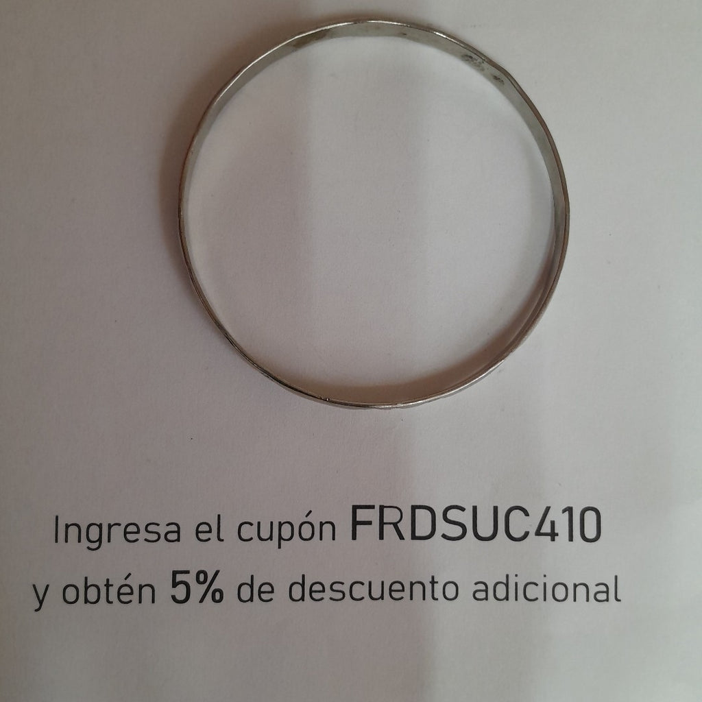 PULSERA RIGIDA PLATA 14,10 GRMS (SEMINUEVO)