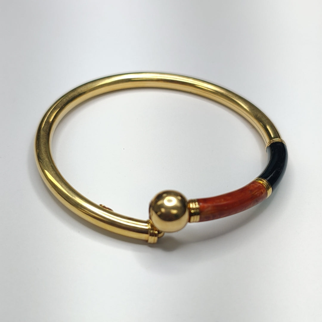 PULSERA RIGIDA ORO 14 K 10.6 GRMS (SEMINUEVO)