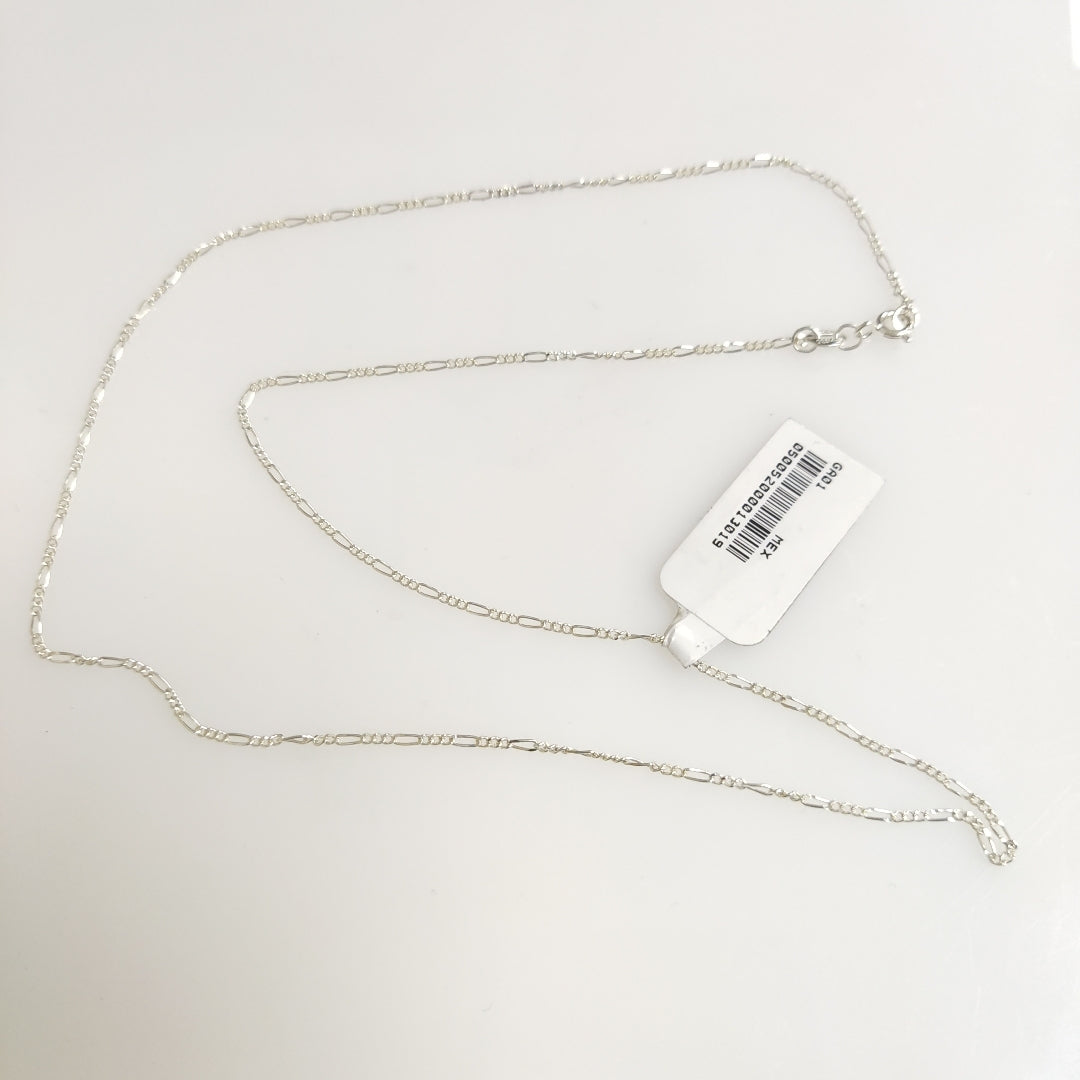 CADENA TEJIDO 3X1 PLATA .925 50 CM 2.2 GR (NUEVO)