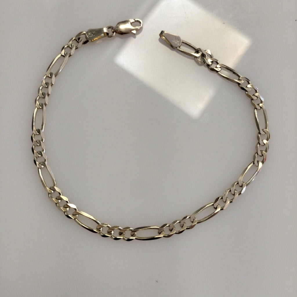 PULSERA TEJIDO 3X1 4.9G 21 CM 14K (NUEVO)