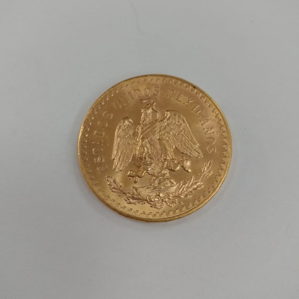 K1 41,60 GRMS 21 K IDENTIFICACIÓN MONEDA NOMINATIVA MONEDAS PESOS 50 PESOS (SEMINUEVO)