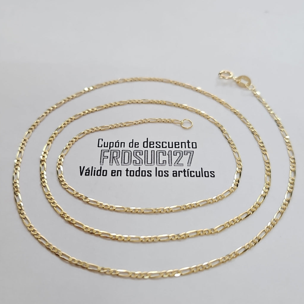 CADENAS CARTIER 3 1 AMARILLA ORO 14K 2.1 (NUEVO)