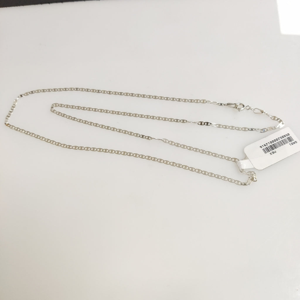 CADENA TEJIDO ESPEJO PLATA .925 60 CM 4.3 GR (NUEVO)