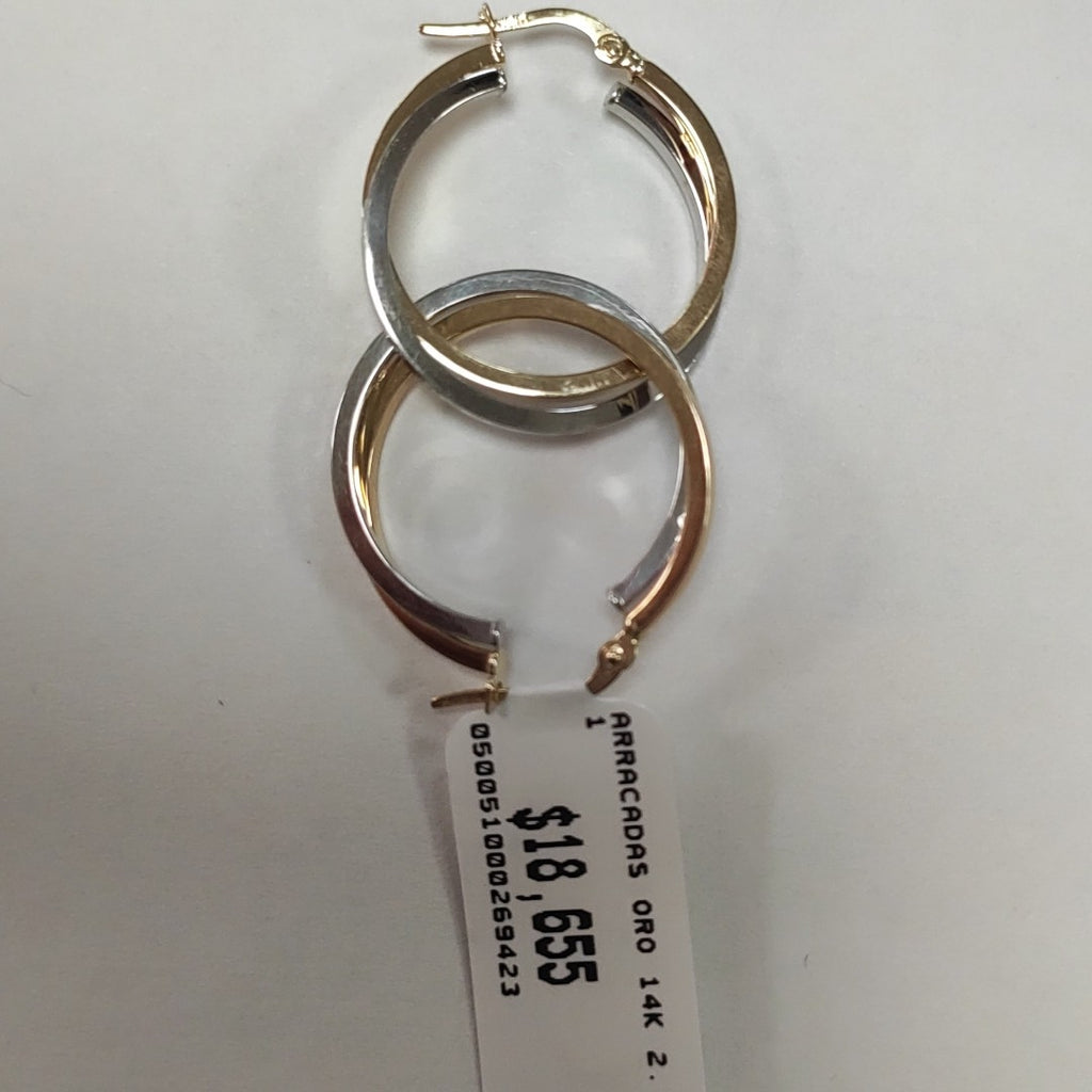 ARRACADAS ORO 14K 2.1 (NUEVO)