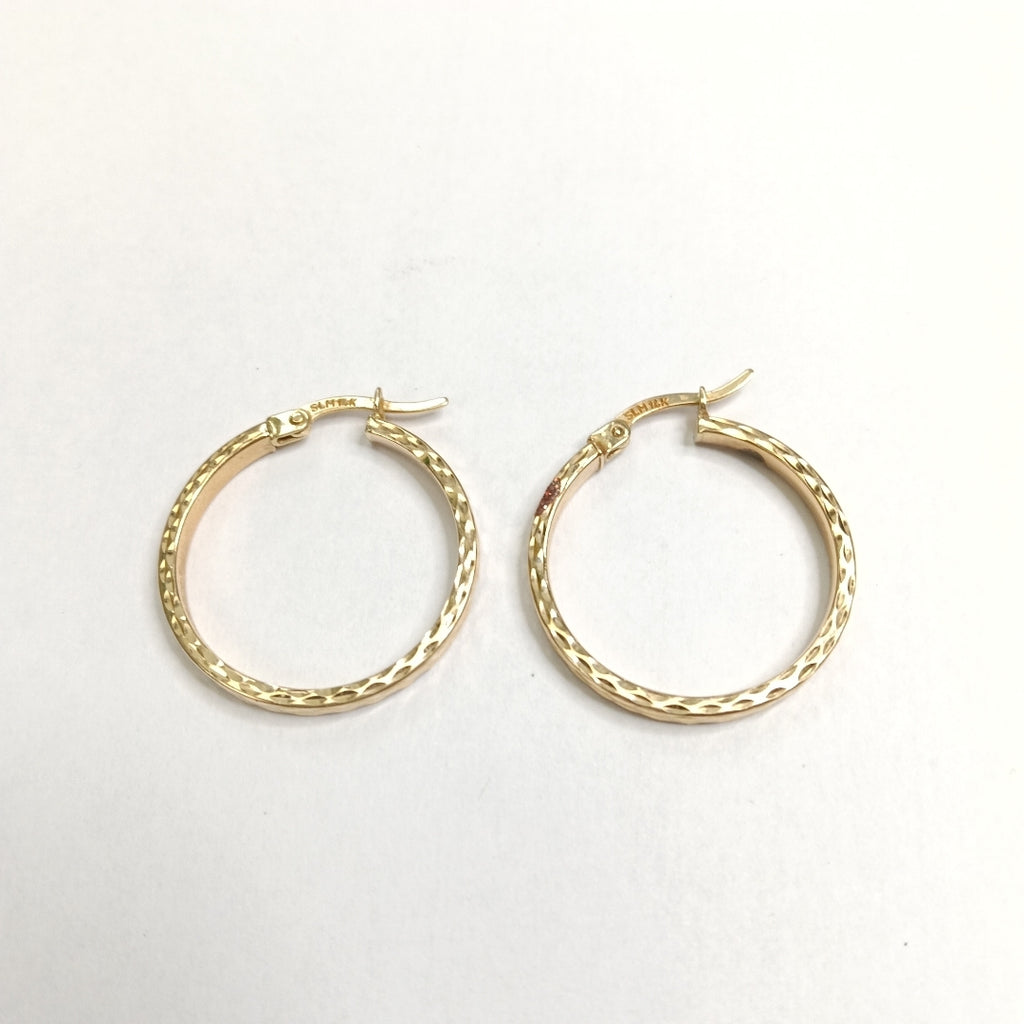ARRACADAS PAR ORO 14 K 1.7 GRMS (SEMINUEVO)