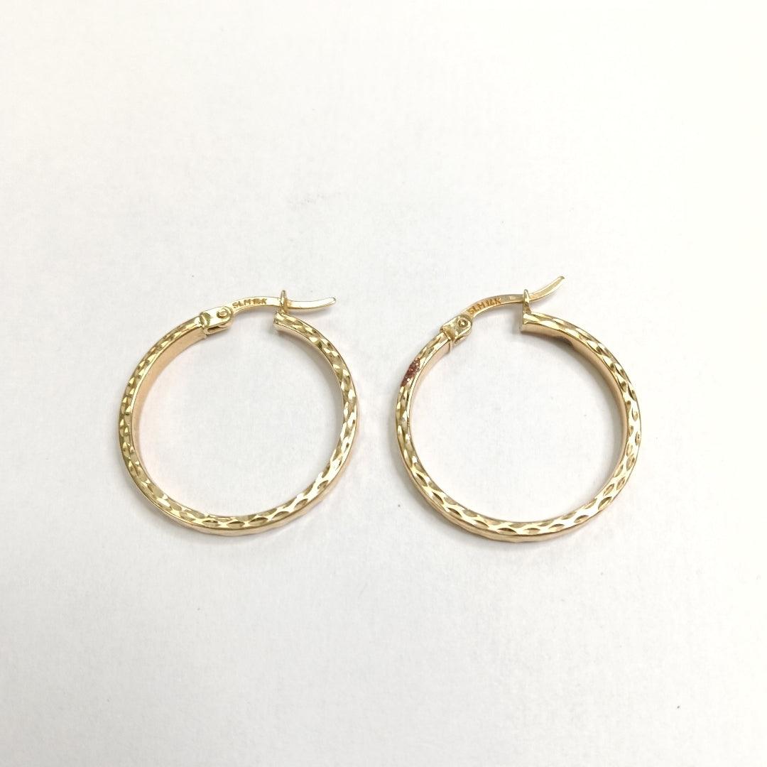 ARRACADAS PAR ORO 14 K 1.7 GRMS (SEMINUEVO)