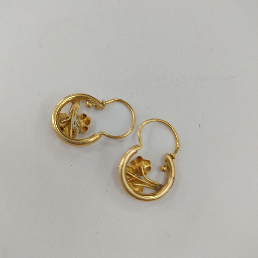 ARRACADAS PAR ORO 18 K 2,10 GRMS (SEMINUEVO)
