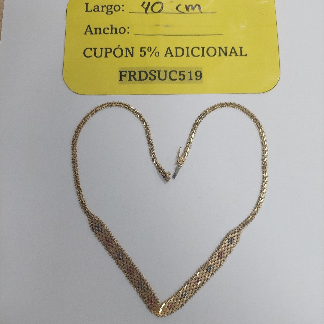 GARGANTILLA ORO 14 K 19,30 GRMS (SEMINUEVO)