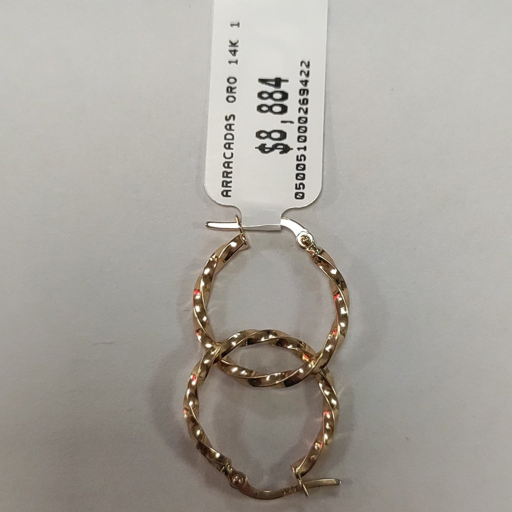 ARRACADAS ORO 14K 1 (NUEVO)