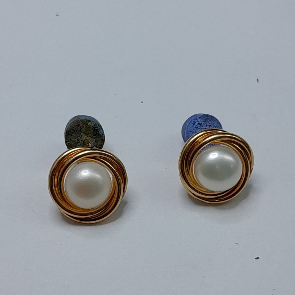 BROQUELES PAR ORO 14 K 3,30 GRMS (SEMINUEVO)