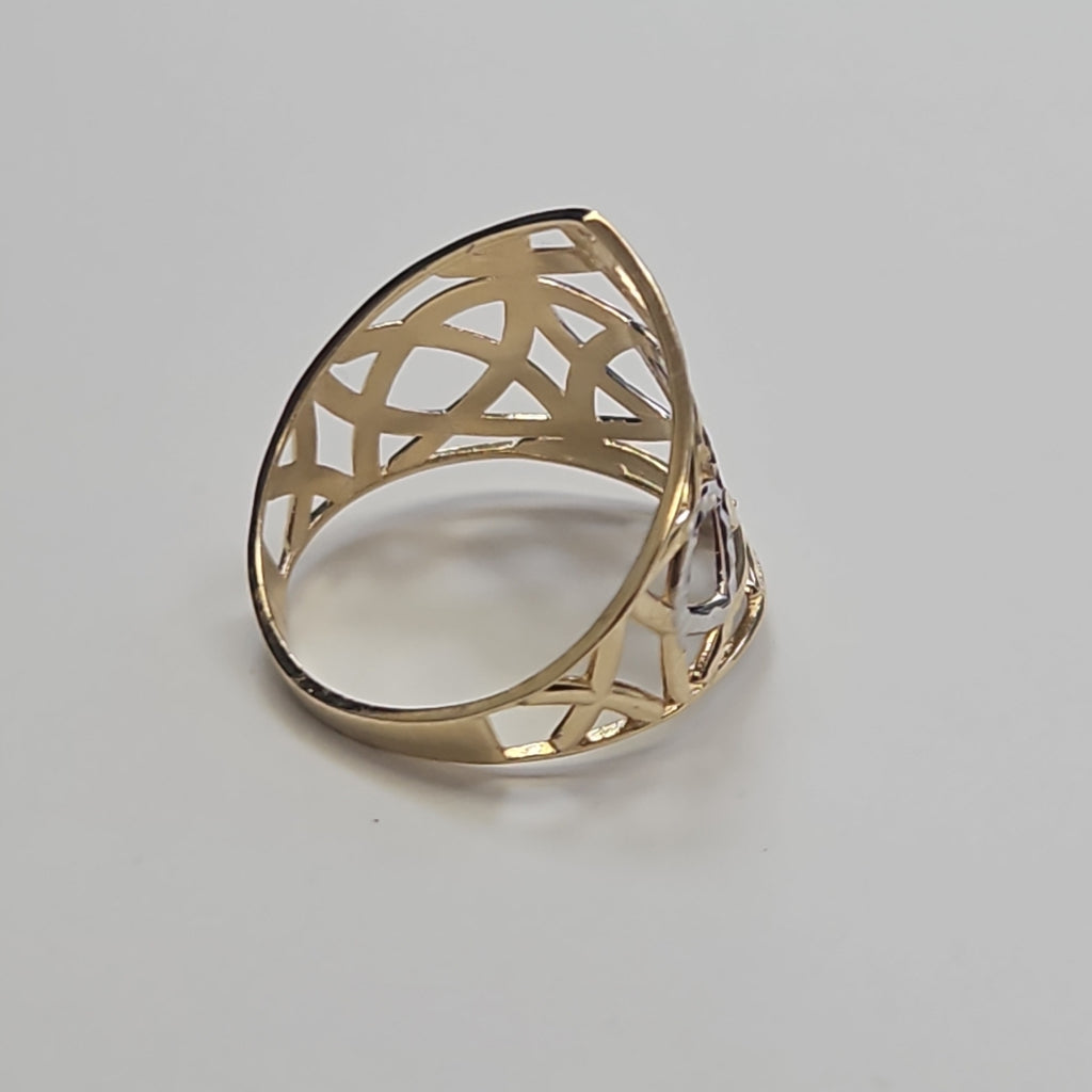 ANILLOS CON ESTRELLA CELTA 14K TALLA 6.5 2.1 GR (NUEVO)