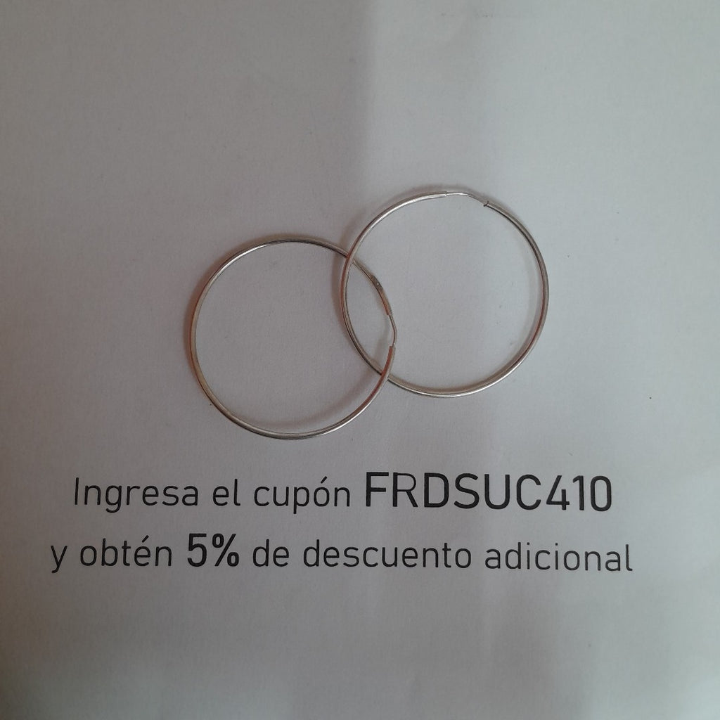 ARRACADAS PAR PLATA 2,10 GRMS (SEMINUEVO)