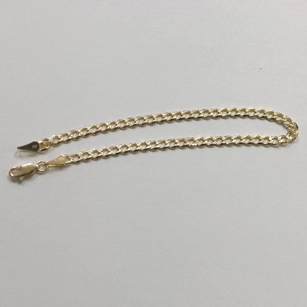 PULSERAS BARBADA ORO 14K 21 CM 5.3 GR (NUEVO)